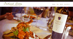 Desktop Screenshot of orchardgreenrestaurant.com