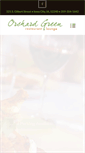 Mobile Screenshot of orchardgreenrestaurant.com